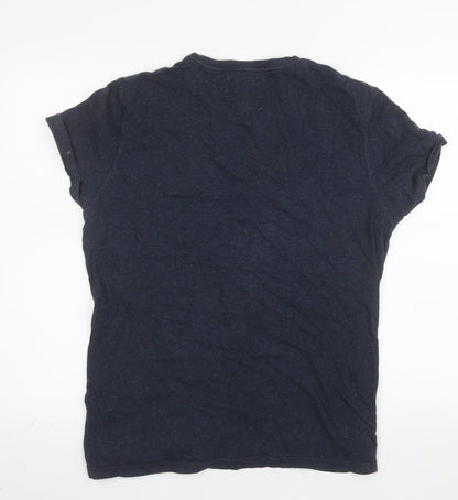 Jack Wills Men's Navy Blue XL Short Sleeve Crew Neck T-Shirt