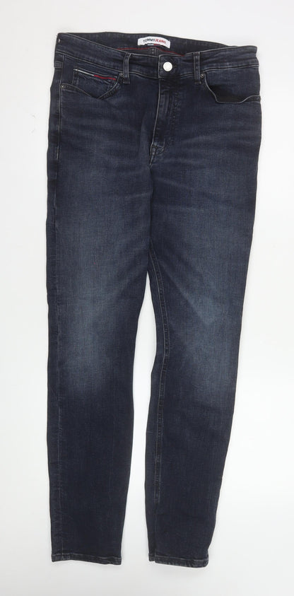 Tommy Jeans Men's Blue Slim Fit Dark Wash Denim Jeans 31W 32L