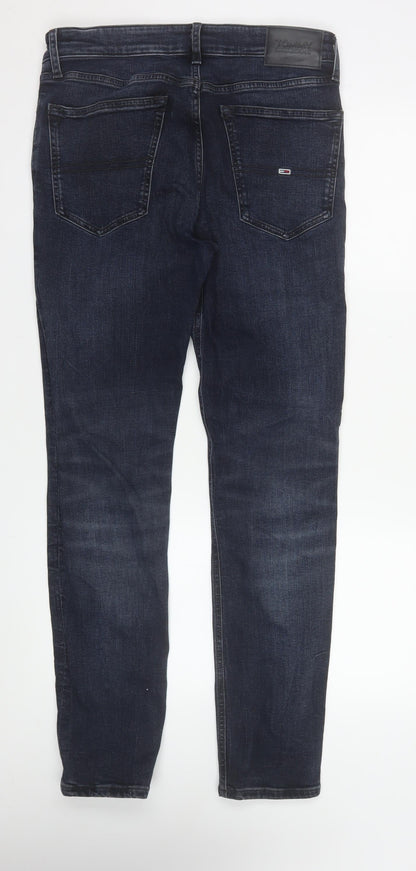 Tommy Jeans Men's Blue Slim Fit Dark Wash Denim Jeans 31W 32L