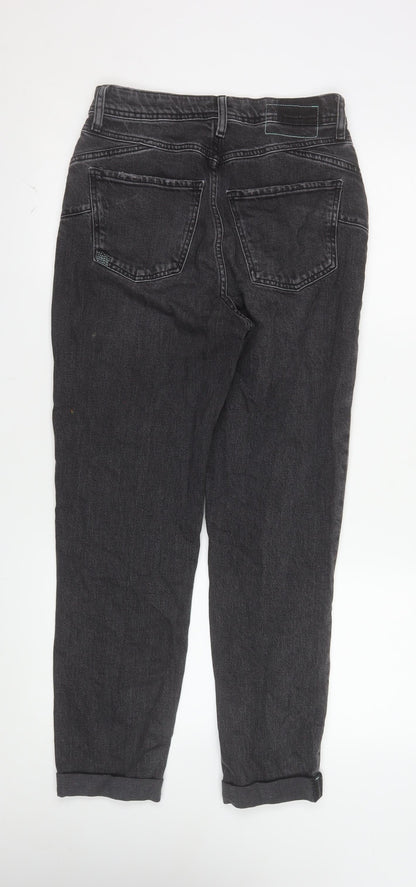 River Island Women’s Black High Rise Mom Jeans Size 8