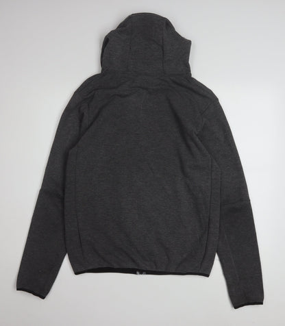 Nike Men’s Grey Full Zip Hoodie M Hooded Sportswear