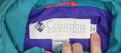 Columbia Men’s Blue XL 90s Wind-Resistant Puffer Jacket