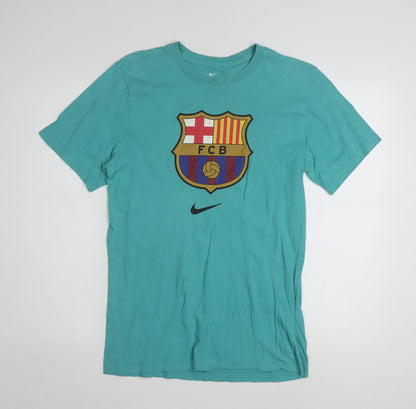 Nike Men's Green FCB Barcelona Graphic T-Shirt Size S