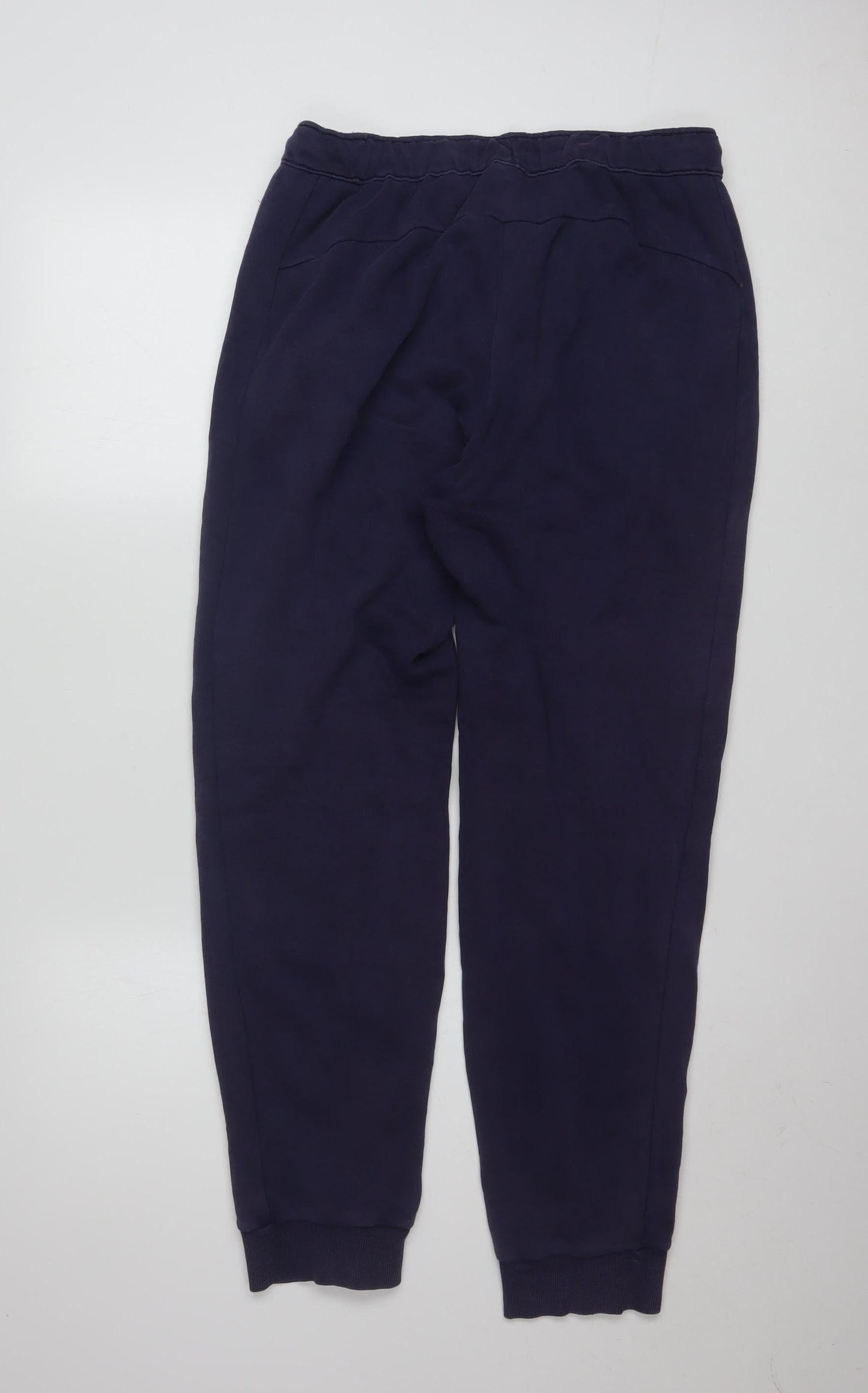 Puma Men's Navy Jogger Sweatpants Medium Cotton Blend Activewear