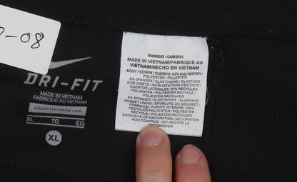 Nike Womens Black Dri-FIT XL Leggings Running Trousers