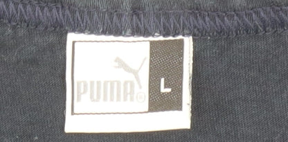 Puma Men Black Sleeveless Sports Jersey Top Size L