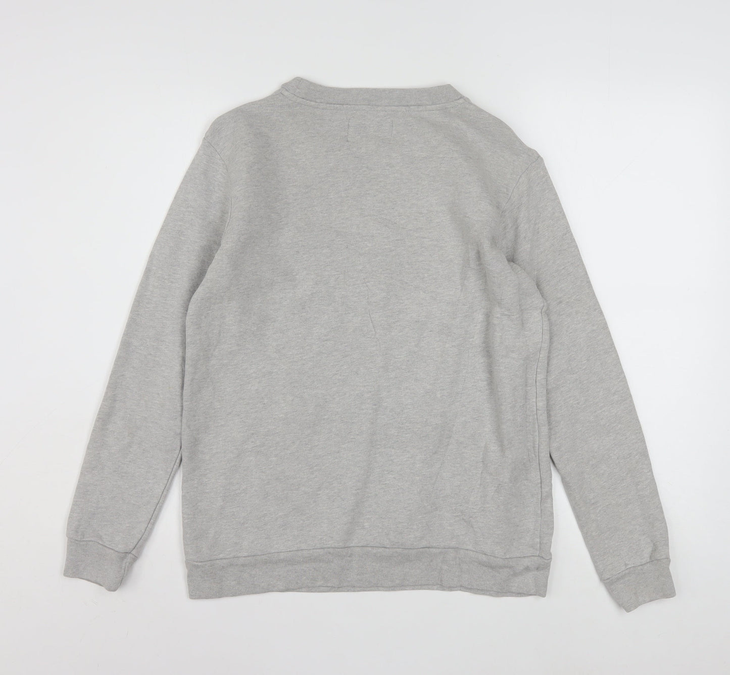 Calvin Klein Jeans Men’s Grey Logo Pullover Sweatshirt XS