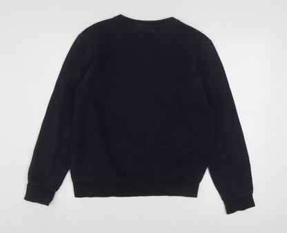 Puma Men's Black XS Pullover Crew Neck Graphic Sweatshirt