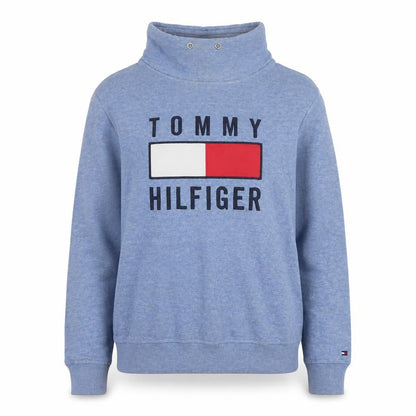 Tommy Hilfiger Women's Blue Logo Pullover Sweatshirt XXS
