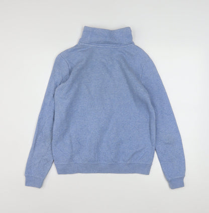 Tommy Hilfiger Women's Blue Logo Pullover Sweatshirt XXS
