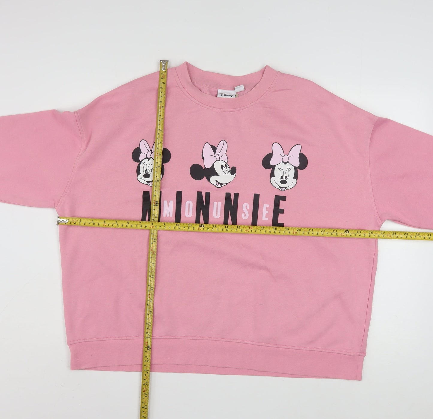 Disney Women’s Pink Minnie Mouse XL Pullover Sweatshirt