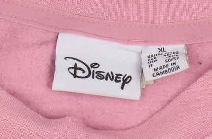 Disney Women’s Pink Minnie Mouse XL Pullover Sweatshirt