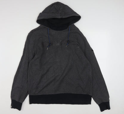 Puma Men's Grey XL Pullover Hoodie Sports Fleece Sweatshirt