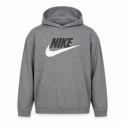 Nike Men's Grey XL Pullover Hoodie Standard Fit Graphic Logo