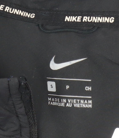 Nike Men's Black Small Running Track Jacket Full Zip Softshell