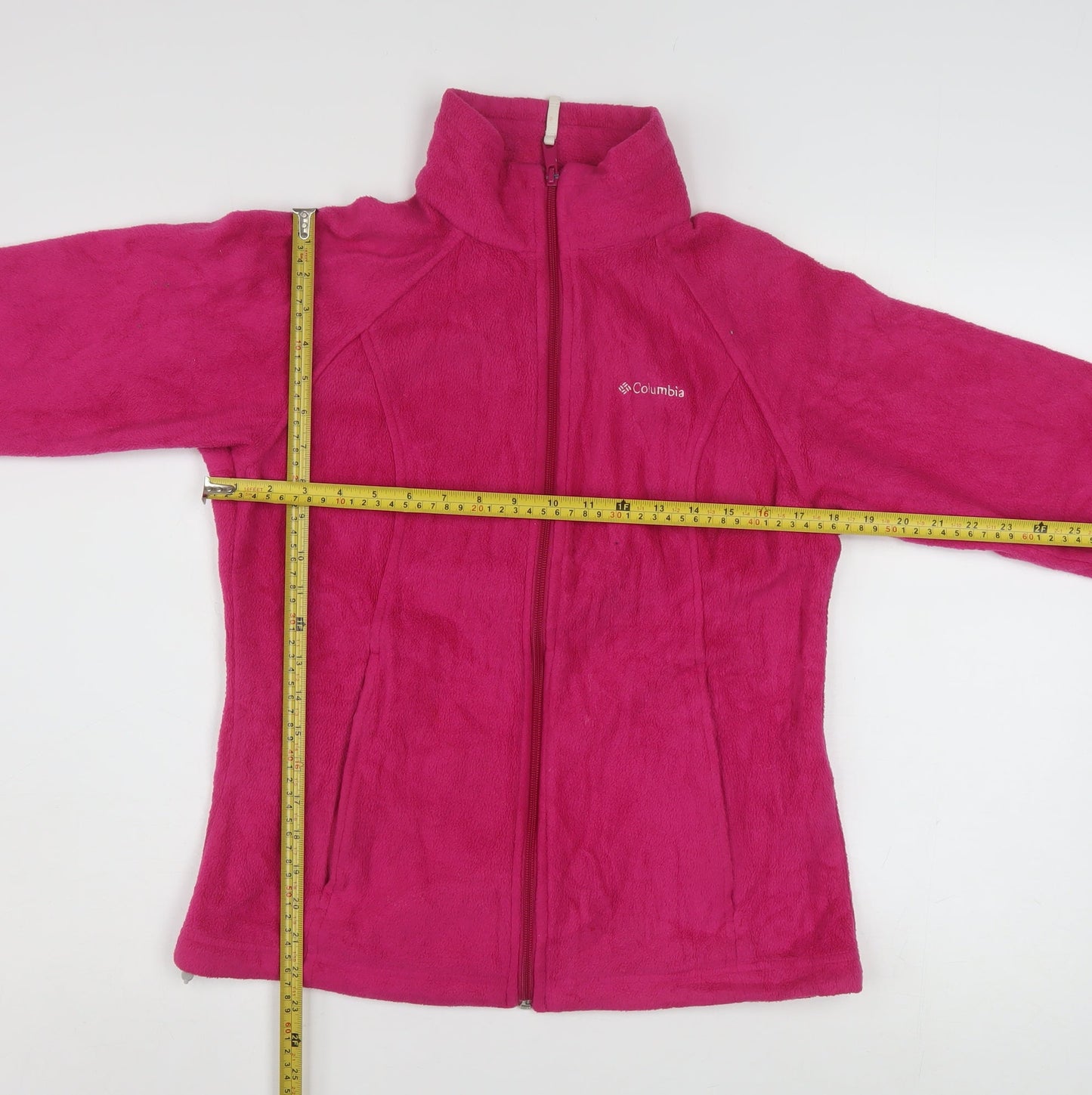 Columbia Women's Pink Fleece Full Zip Active Jacket Size M