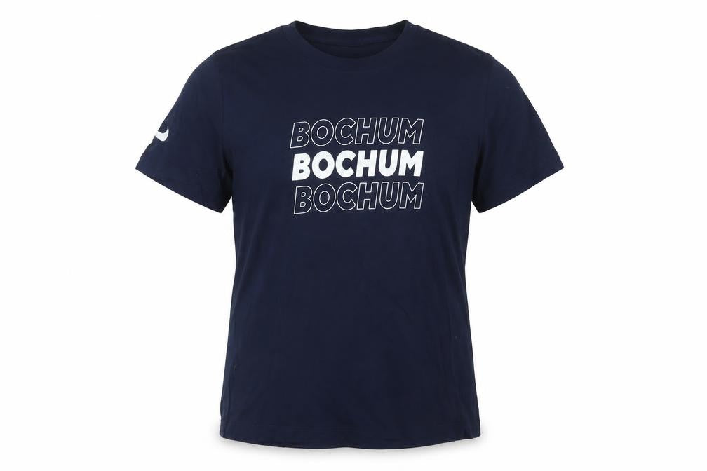 Nike Men's Blue Bochum Graphic Cotton T-Shirt M
