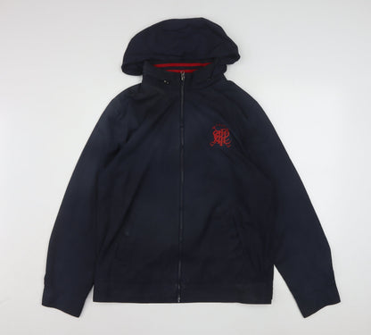 Ralph Lauren Unisex Blue XL Windbreaker Hooded Jacket