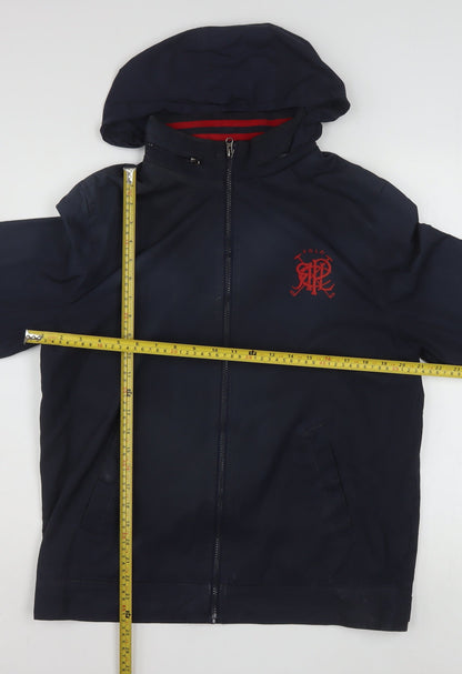 Ralph Lauren Unisex Blue XL Windbreaker Hooded Jacket
