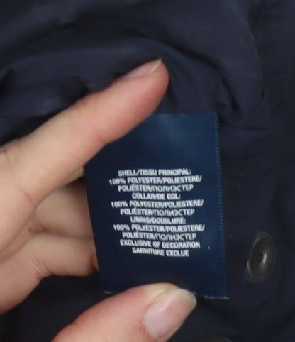 Ralph Lauren Unisex Blue XL Windbreaker Hooded Jacket