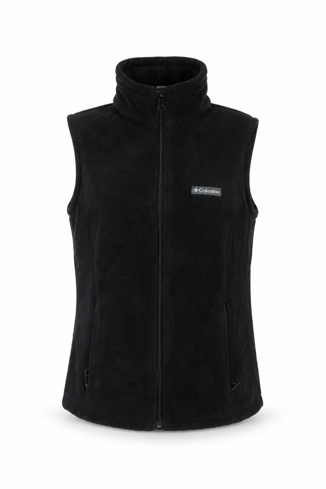 Columbia Womens Black Fleece Bodywarmer Waistcoat Size S