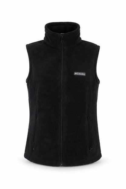 Columbia Womens Black Fleece Bodywarmer Waistcoat Size S