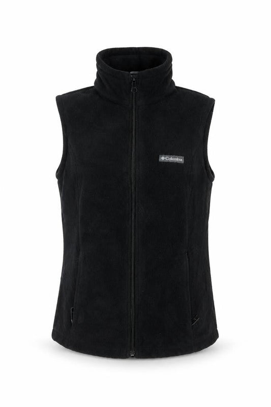 Columbia Womens Black Fleece Bodywarmer Waistcoat Size S