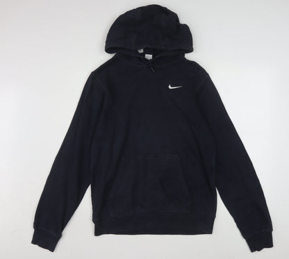 Nike Men's Navy Blue Pullover Hoodie Small Cotton Blend Classic Fit