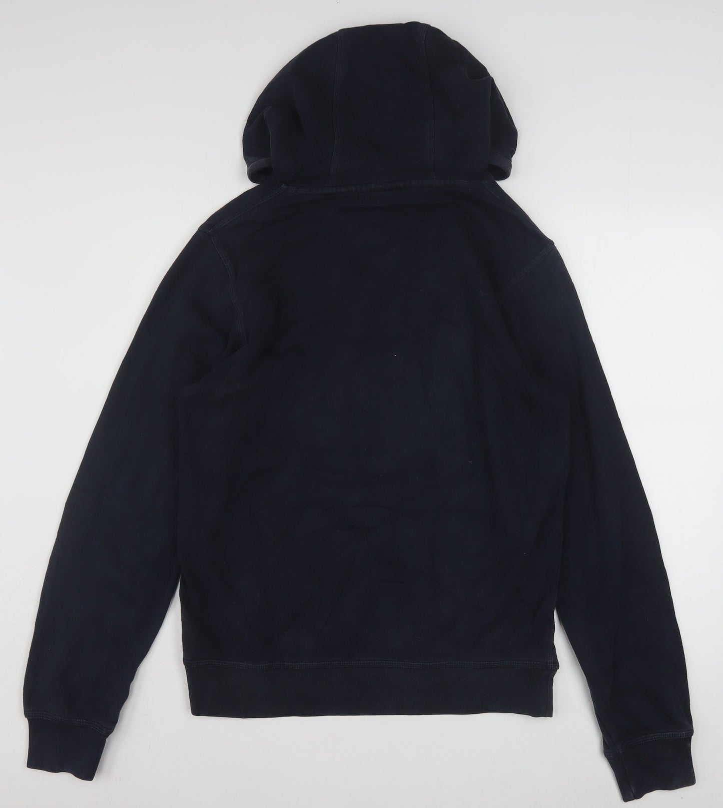 Nike Men's Navy Blue Pullover Hoodie Small Cotton Blend Classic Fit