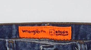 Wrangler FR Riggs Workwear Men’s Blue 34x30 Straight Flame Resistant Jeans