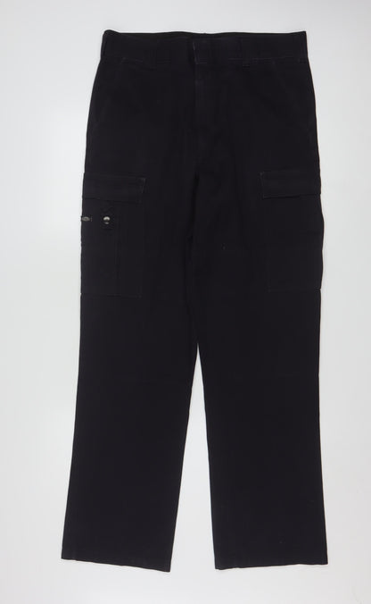Dickies Men's Black 33UL Cargo Work Trousers