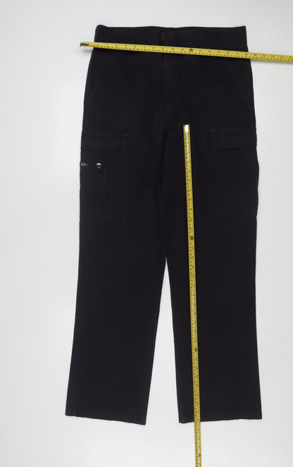 Dickies Men's Black 33UL Cargo Work Trousers