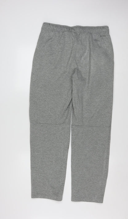 Nike Men's Grey Dri-FIT Tapered Jogger Trousers Size S