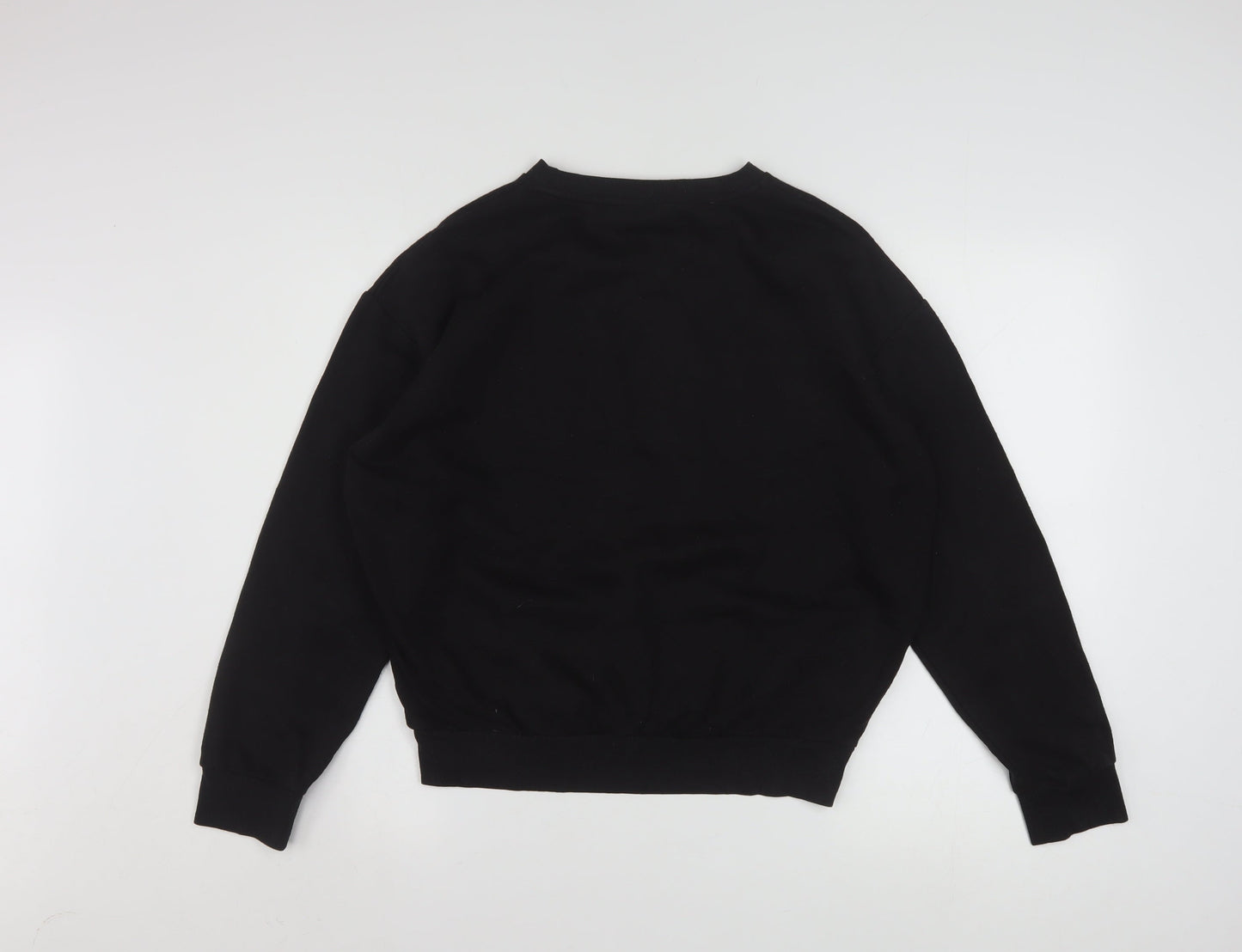 Disney Women's Black Small Mickey Pluto Donald Goofy Sweatshirt