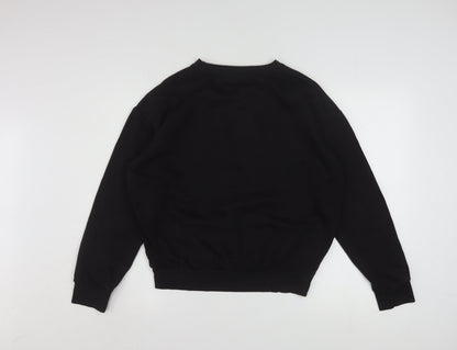 Disney Women's Black Small Mickey Pluto Donald Goofy Sweatshirt