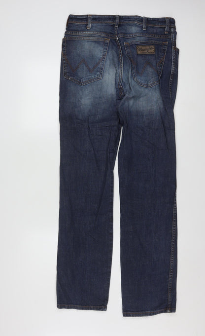Wrangler Men's Blue Texas Stretch Straight Jeans W32 L34