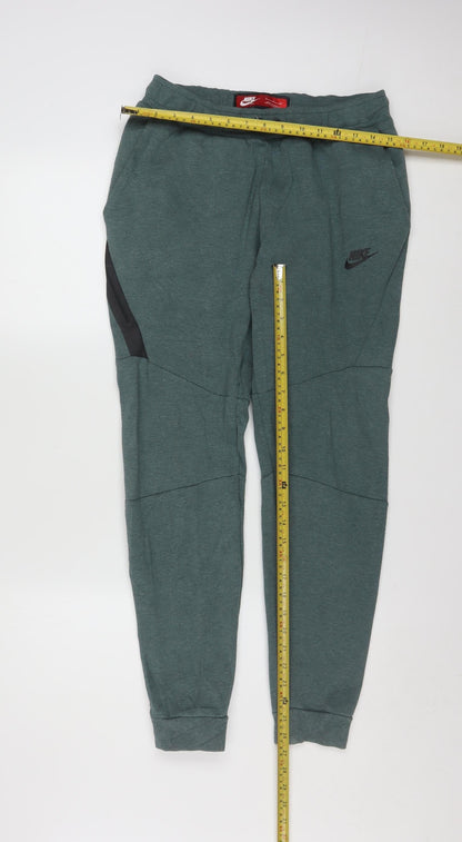 Nike Men's Green Jogger Sweatpants Size S Regular Fit Cotton Blend