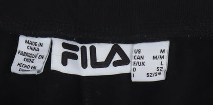 FILA Men's Black Jogger Sweatpants L Jersey Cotton Blend