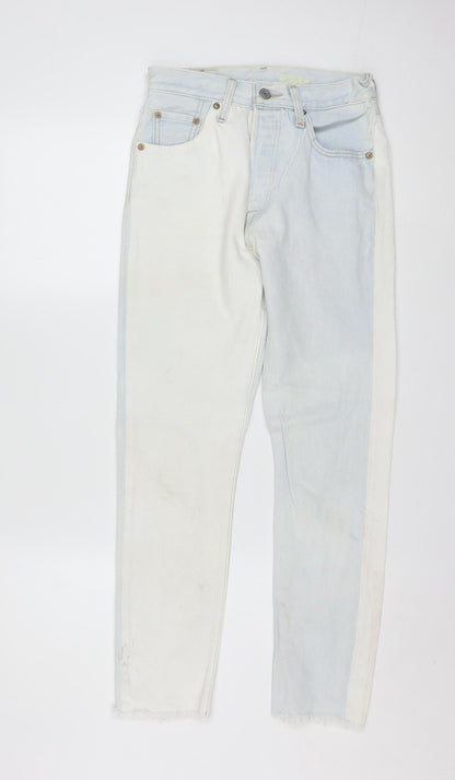 Levi's Women's Blue Light Denim 501S High Rise Straight Jeans Size 6