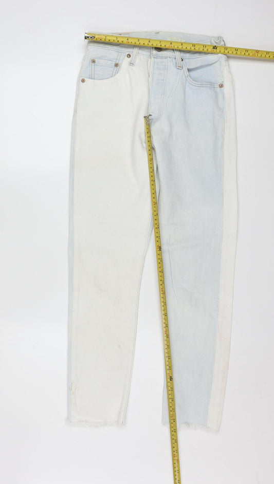 Levi's Women's Blue Light Denim 501S High Rise Straight Jeans Size 6