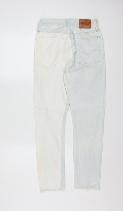 Levi's Women's Blue Light Denim 501S High Rise Straight Jeans Size 6