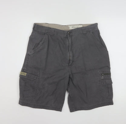 WRG Jeans Co Men’s Grey Cargo Shorts Size 36 Cotton Casual