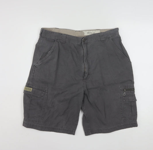 WRG Jeans Co Men’s Grey Cargo Shorts Size 36 Cotton Casual