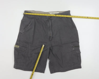 WRG Jeans Co Men’s Grey Cargo Shorts Size 36 Cotton Casual