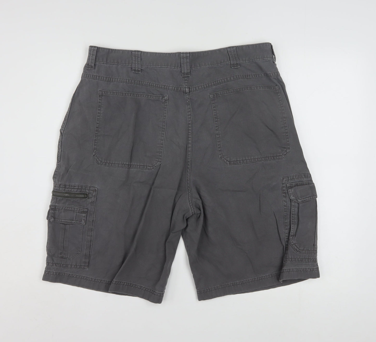 WRG Jeans Co Men’s Grey Cargo Shorts Size 36 Cotton Casual