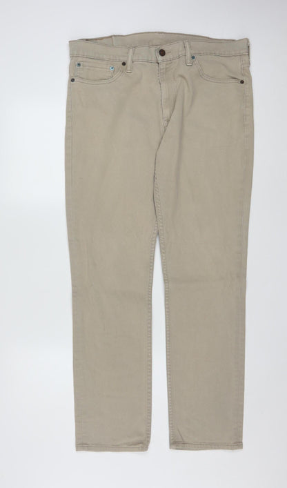 Levi Strauss Men's Beige 511 Slim Fit Chino Jeans W36 L32