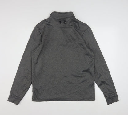 Under Armour Men’s Grey 1/2 Zip ColdGear Pullover Sweatshirt Size S