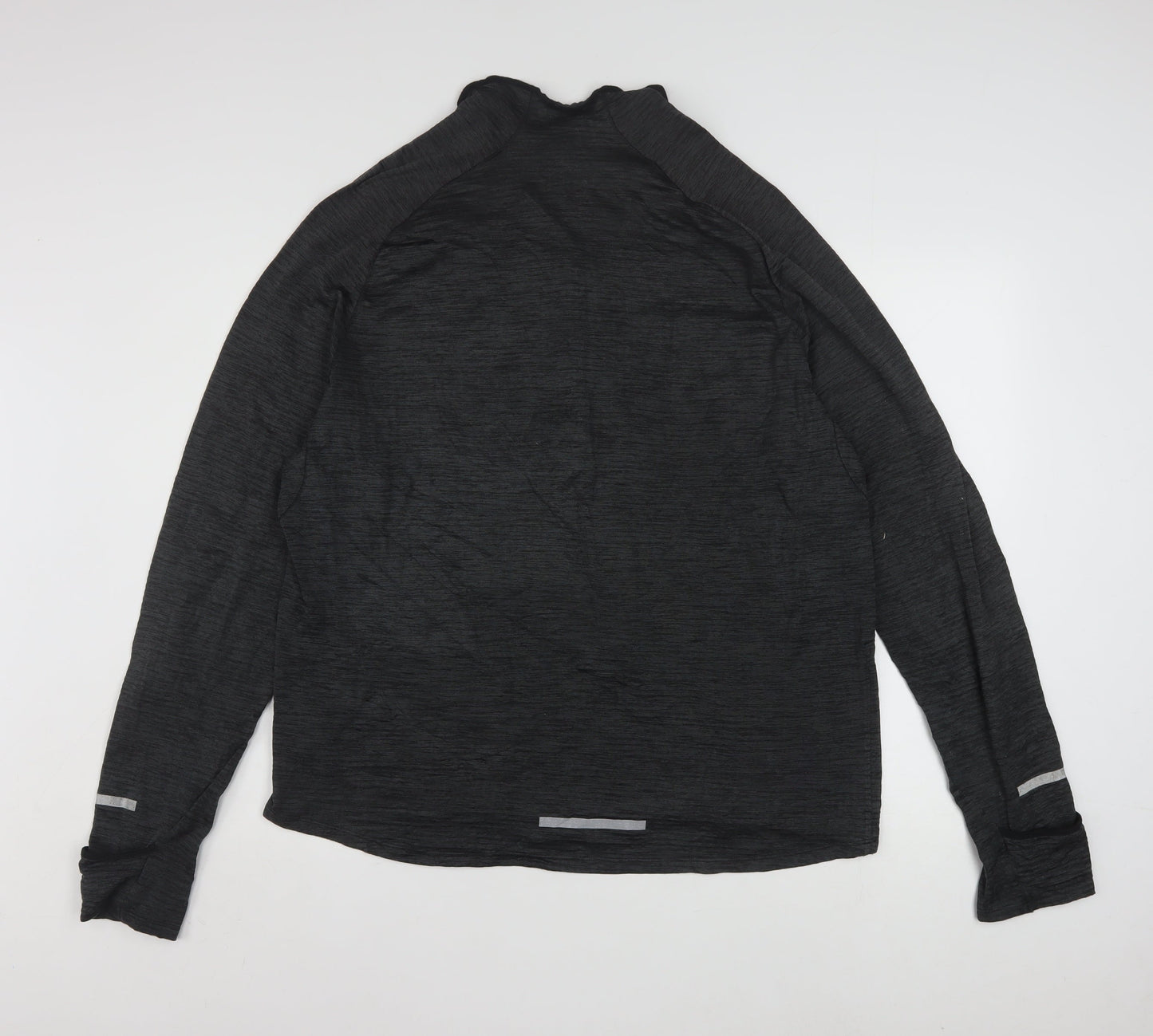 Nike Men's Black Dri-FIT 1/2 Zip Running Sweatshirt Size L