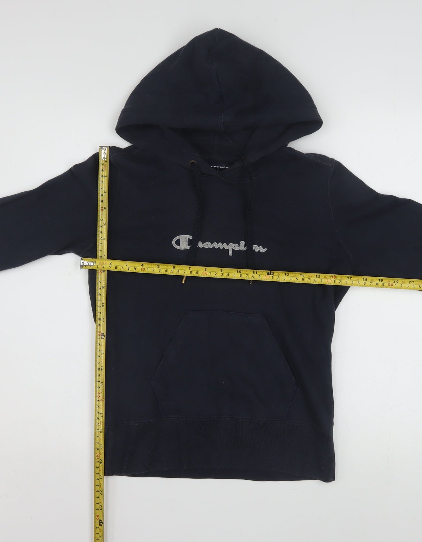 Champion Women's Black Pullover Hoodie Size S Cotton Blend