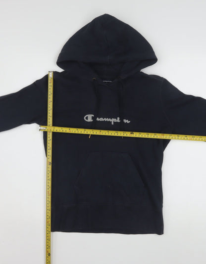 Champion Women's Black Pullover Hoodie Size S Cotton Blend